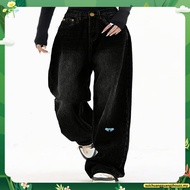 (Trendy)  Casual Jeans Cat's Whiskers Pocket Jeans for Women L106AD1240