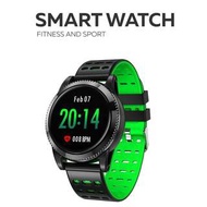 IP67 全防水 智能手錶 兩條錶帶－ WHATSAPP WECHAT FB IG 信息提示／來電顯示／遙控音樂／血壓，心率監測／卡路里計算 ／計步器／睡眠監測 Bluetooth smart watch（green）