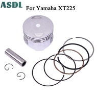 ASDL 1 Set Cylinder Piston Ring Kit STD 70mm 70.25mm 70.5mm 70.75mm 71mm Pin 16mm 5HO For Yamaha XT225 XT 225 Gasoline Motor Engine Part COD Factory direct sales