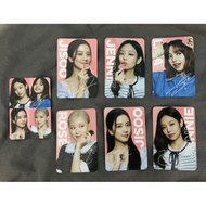 Official PC Photocard Photo Card Blackpink x Oreo Jennie Jisoo Rose