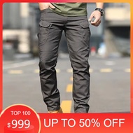 LOCAL SALES IX7 Mens Tactical Cargo Pants Waterproof Hiking Sports pants Military Training Pants We