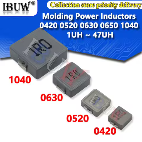 10PCS 0420 0520 0630 0650 1040 1R0 2R2 6R8 SMD Molding Power Inductors 1UH 2.2 3.3 4.7 6.8 10 15 22 