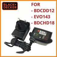 10.8V 14.4V 18V BLACK DECKER LITHIUM BATTERY CHARGER