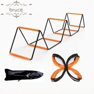 BRUCE1 Agile Ladder, Orange Instant Set-up Soccer Speed Ladder, Durable Carbon Steel Foldable Multif