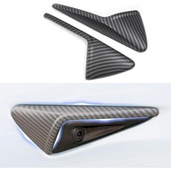 Side Camera Cover Compatible with Tesla Model 3/Y 2020-2023, HW 2.0 3.0 Turn Signal Came Decoration 