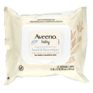 Aveeno Baby Hand &amp; Face Wipes (25 Wipes)