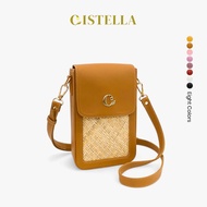 CISTELLA - Sling Bag Nara Rattan Bag Nara Leather Rattan Bag Mini Sling Bag Handbag Sling BagWanita 