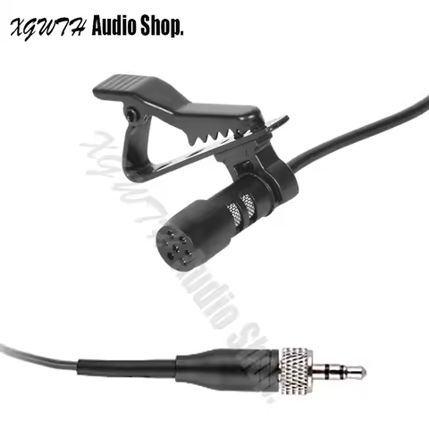 Mini Tie Clips Lavalier Lapel Microphone Cardioid Mic For Sennheiser SK100 SK300 SK500 G1 G2 G3 Wire