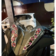 XMAX WINSHIELD GARNISH TITANIUM BOLT PRICE FOR 12 BOLT XMAX 300 Accessories XMAX V2 Accessories