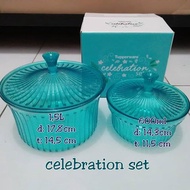 Tupperware Level Celebrate Server 1.5L / Red Roza Bowl with Laddle 2.2L / Punch Bowl with Ladle 6L