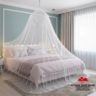 Princess Bed Canopy for Girls & Adults, Elegant Canopy Netting Mosquito Net Queen and King Bed Size 