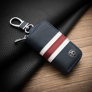【Hot Sale】Rainbow Leather Car Key Case For Proton X70 X50 Wira Waja Ertiga Exora Persona Suprima Preve Lriz Satria Perdana Saga Accessories Fashion Cover Bag Keychain