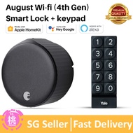 August Smart Lock (4th Generation) Wifi Smart Lock or August Keypad – Fits Your Existing Deadbolt in