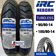 Tubeless Matic Tire Irc Reborn 90/80-14 100/80-14 motorcycle tire Ring 14 tire 90/80-14 tire 100/80-