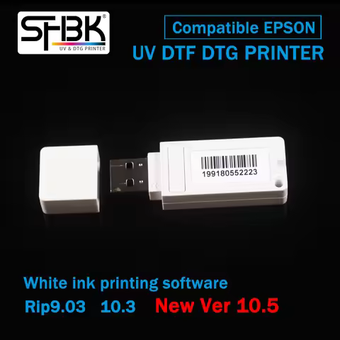 RIP White ver9.03 DTF RIP10.3 10.5 Printing Software Suitable for A2 A3 A4 DTG UV Printer All Epson