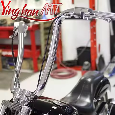 Motorcycle 14" 16" 18" Rise 1-1/4" Ape Handlebar For Harley Road King 18-2024 Fat Boy Breakout Fxdf 