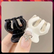 PLASTIC OCTOPUS CRAB HAIR CLIPS IN MANY SIZES - Crab Claws 3 Teeth - 5 Teeth transparent/rough/shiny