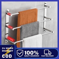 40/50/60CM three bar double bar single bar bathroom hanging towel bar shower towel rack
