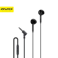 Awei PC-7 In-Ear Wired Earphones 3.5mm Jack Stereo Bass Sound Earphone Headset With Mic 1.2M Superior Sound Quality Explosive Bass COD