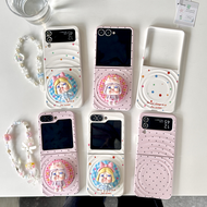Polka Dot Cry Baby Magsafe Magnetic Attraction Samsung ZFlip7 Phone Case Foldable Screen ZFlip6/5 Pr