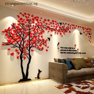Strongaroetrtop DIY Large Tree Sticker Wallpaper Acrylic Mirror Wall Stickers For Living Room SG