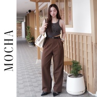 RINASLIM LUNA PANTS กางเกงขากระบอก by rinaslim x archita