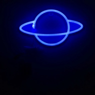 miflame Planet LED Lights Neon Light Sign Bedroom Decor Neon Sign Night Lamp for Rooms Wall Art Bar Party USB or Battery Powered