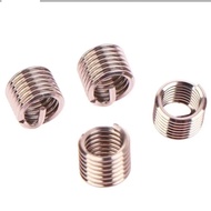 50 pcs Thread Repair Insert Recoil M6x1.0 1.5D Helicoil.Verbos M6 x 1 bolt Thread size 10 Stainless 