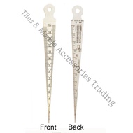 Double Dua Face1-15mm Taper Gauge Welding Taper Gauge Feeler Gauge Bore Gauge