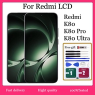 AMOLED For Redmi K80 K80 Pro K80 Ultra LCD Display Touch Screen Replacement