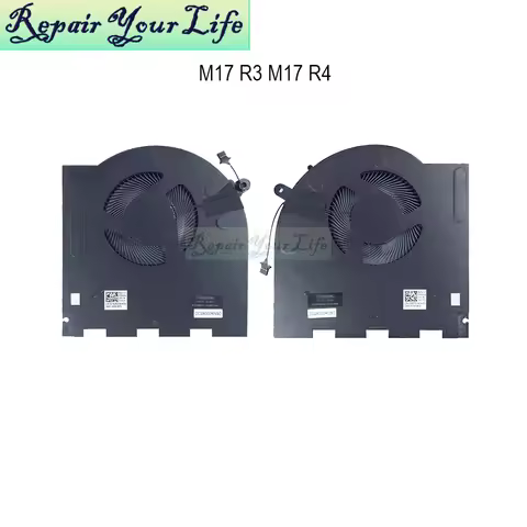 CNV63 H5TYJ Laptop CPU GPU Cooling Fan For DELL M17 R3 R4 M17R4 FM7J FM7H CN-0CNV63 0H5TYJ Processor