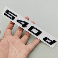 3D ABS Car Letters Logo 520i 530i 540i Rear Trunk Badge Sticker Decals For BMW 5 Series 520i 530i 54