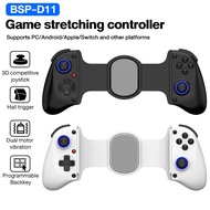 D11 Wireless Mobile Game Controller  For iPhne Android Stretching Joystick HALL Effect Type C Gamepa