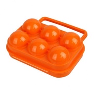 [Colaxi] 2-6pack 6 Grid Eggs Storage Box Dispenser Eggs Container for Home Backpacking