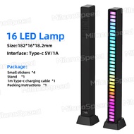 (Dikirim Dari Jakarta) Lampu LED RGB Bar W-08 Strip Spectrum Audio Indicator Voice / Music Sound Con