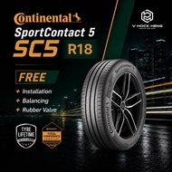 Continental SportContact SC5 R18 225/50 SSR* 245/35R18 SSR* 225/40R18 SSR* (with installation)