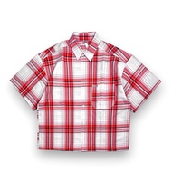 Caltop Made In Usa Vintage Plaid Shirt Oversized Fit