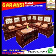 Set Kursi tamu sudut domini kayu jati asli mebel meubel furniture jepara harga promo set minimalis ruangan kecil murah banget cuci gudang 1 set 1 jutaan sofa minimalis modern kayu jati asli jepara murah jepara minimalis ukir jepara mewah perabot rumah