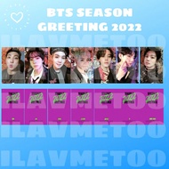 Pc | Photocard unofficial bts season greeting 2022