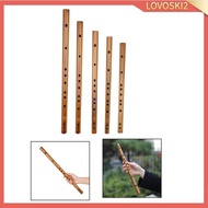 [Lovoski2] Indian Bamboo Flute Musical Instrument Key C/D/E/F/ Recorder Instrument