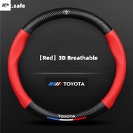 【Trending】 Toyota steering wheel cover leather toyota Vios Wigo lnnova rav4 hiace hilux fortuner ava