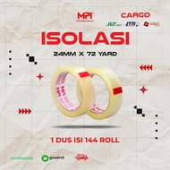 CARGO 1 BOX [144 ROLL] 1 INCH 24MM X 72 YARD INSULATION, STRONG, EASY TO USE