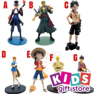 Anime One Piece Luffy Ace Sabo Zoro Nami Figure - Mainan Figur