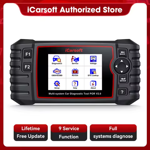 iCarsoft POR V2.0 All System Scan Tool for Porsche Code Reader with Oil Reset SAS EPB BMS ETC DP BLD