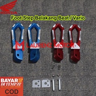 MERAH Honda Vario Beat Rear FootStep/Red Blue Motorcycle Footrest Accessories Foot Step Footrest