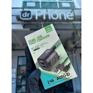 [CLEARANCE STOCK] MOXOM DUAL FAST CHARGER USB FRUIT DUAL USB FAST CHARGER MURAH MOXOM USB DUAL MURAH