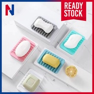 Silicone Soap Holder Tray | Tempat Sabun Anti-Slip & Drain Cepat – Aksesori Bilik Air