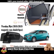 Perodua Myvi 2018-2022 Magnetic Sun Shade Sunshade Car Magnetic Sunshade (4pcs)