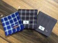 M-92/NEW＜日本製Calvin Klein　格柄・條紋柄方巾/手帕＞