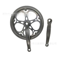 Bicycle Folding Bike Crank Set 48T 152mm 170mm Single Speed Alloy Crankset Crankset Hollowtech Basik